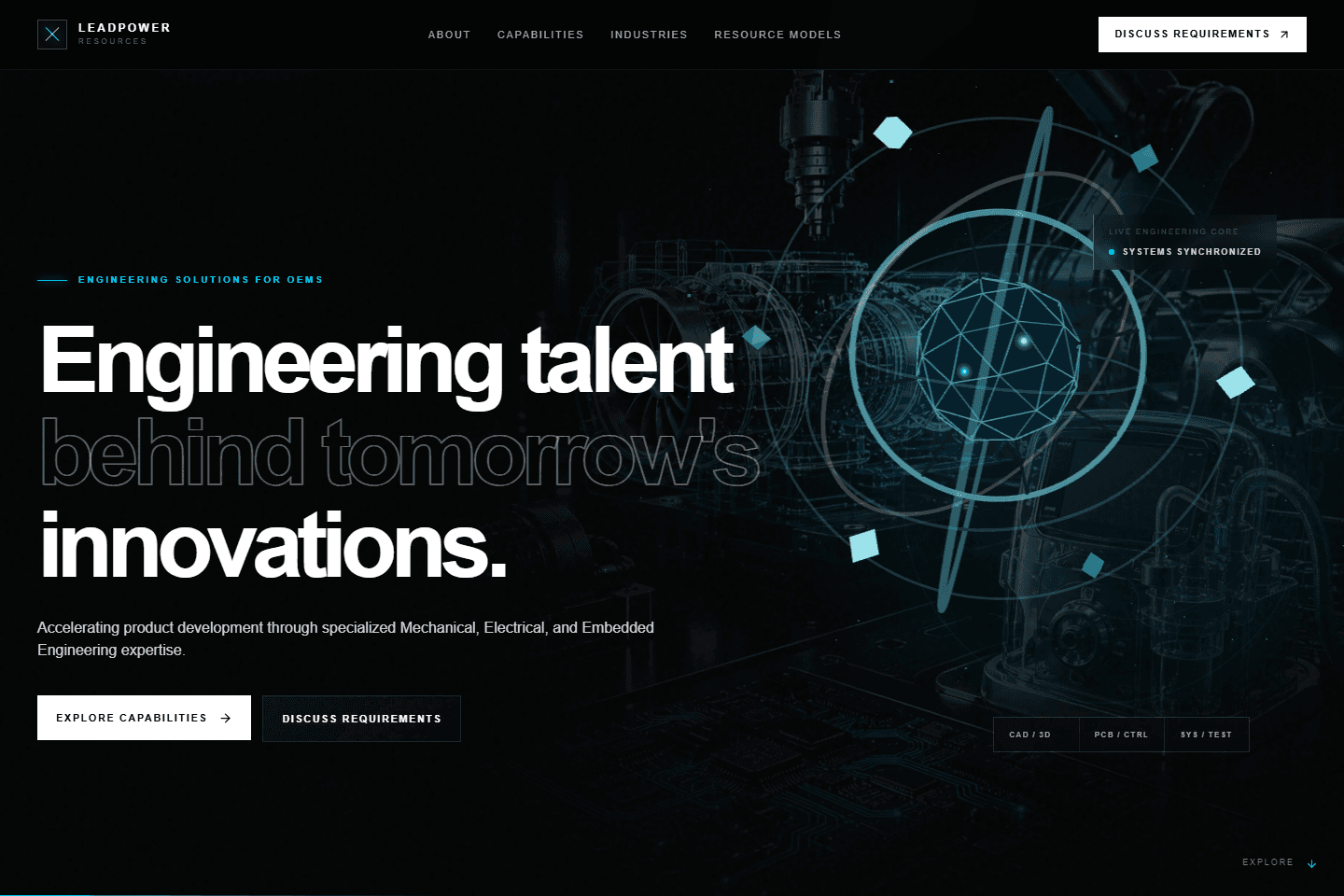 LeadPower Resource website preview